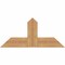 Ekena Millwork Portland Timber Gable Bracket, Western Red Cedar, 36"W x 16"H x 1 1/2"D x 5 1/2"F, 11/12 Pitch GBW036X16X0206POR00SWR - alternate 1
